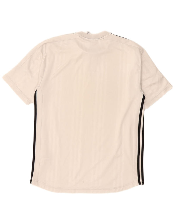Ανδρικό T-Shirt Adidas Top Medium White Polyester
