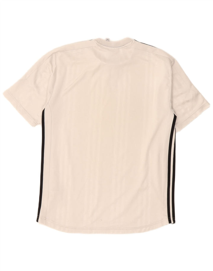 Ανδρικό T-Shirt Adidas Top Medium White Polyester