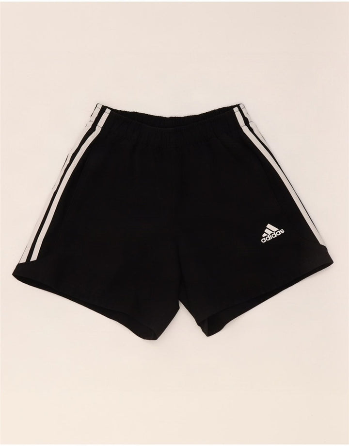 Ανδρικό αθλητικό σορτς Adidas Climalite από μικρό μαύρο πολυεστέρα