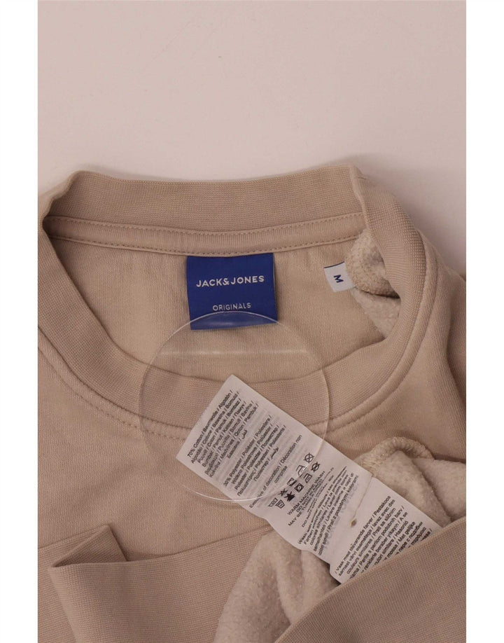 Ανδρικό φούτερ Jack & Jones Jumper Μεσαίο μπεζ βαμβακερό