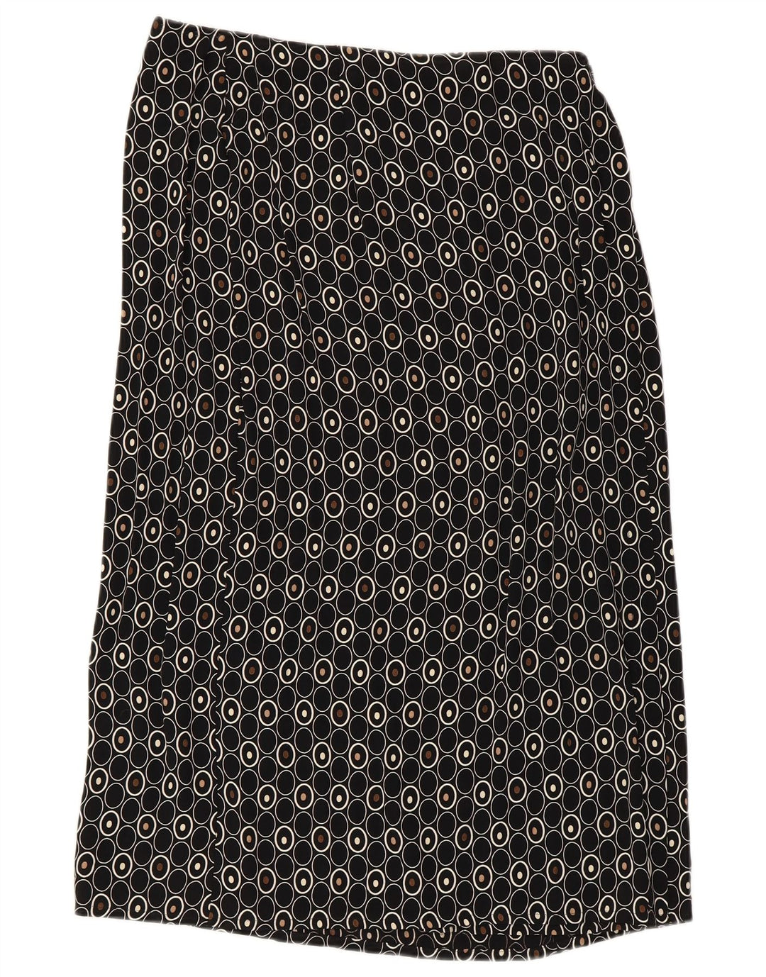 Marks & Spencer Γυναικεία ίσια φούστα UK 14 Medium W30 Μαύρη γεωμετρική