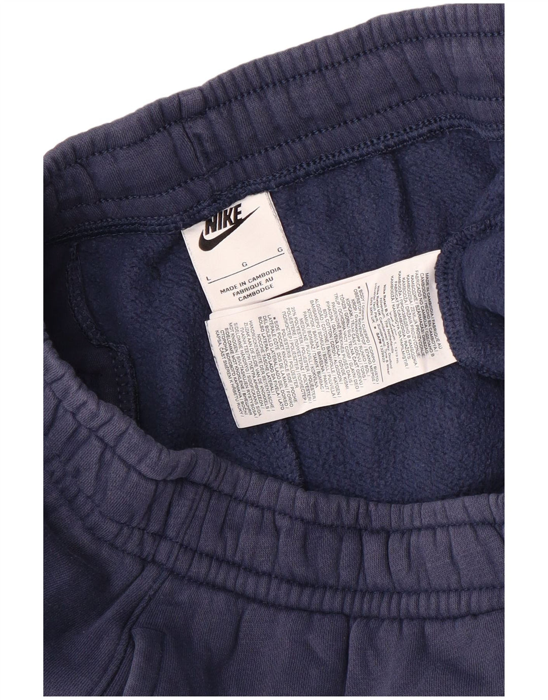 Ανδρική φόρμα NIKE Παντελόνι Joggers Large Navy Blue από βαμβάκι