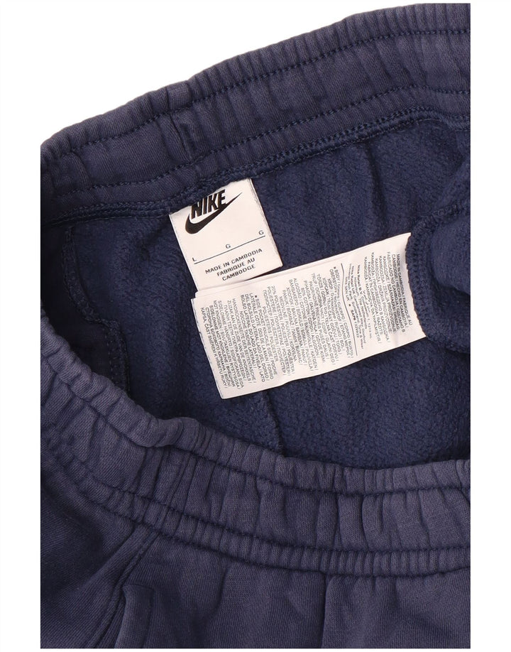 Ανδρική φόρμα NIKE Παντελόνι Joggers Large Navy Blue από βαμβάκι