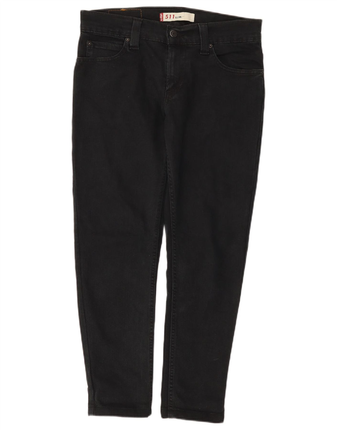 Levi's Mens 511 Slim Jeans W32 L27 Μαύρο βαμβακερό