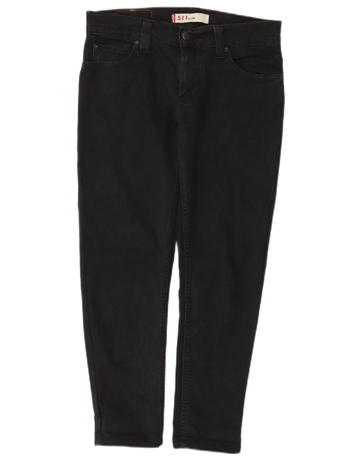 Levi's Mens 511 Slim Jeans W32 L27 Μαύρο βαμβακερό