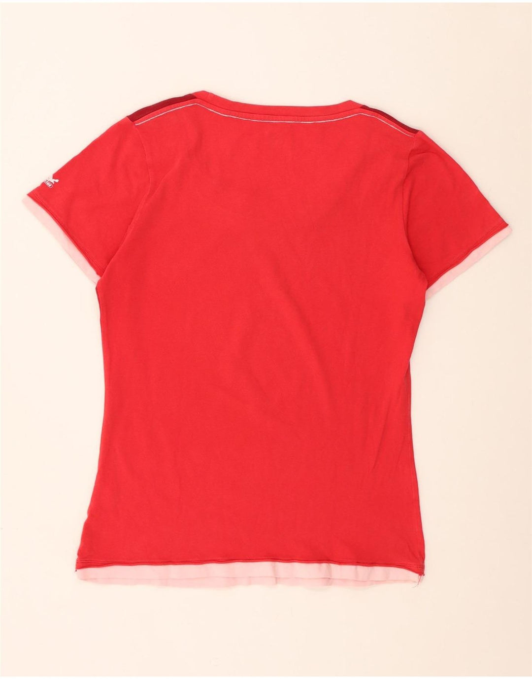 SALEWA Γυναικείο T-Shirt Top UK 14 Medium Red Floral