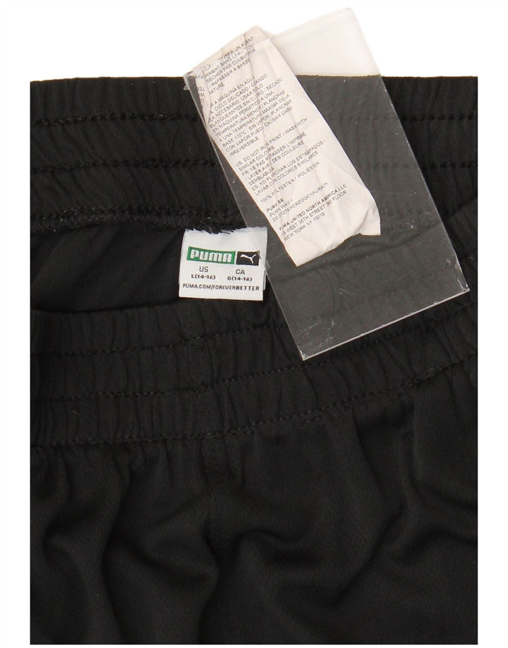 Αθλητικό σορτς Puma Boys 14-15 ετών Μεγάλο μαύρο χρώμα πολυεστέρα