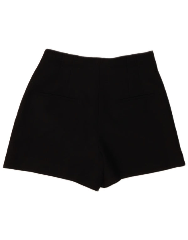 Zara Γυναικείο σορτς Chino UK 12 Medium W28 Μαύρο με ψηλόμεσο
