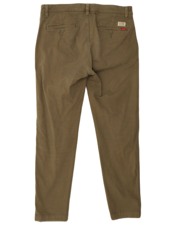 Ανδρικό κωνικό παντελόνι Chino Levi's Standard W33 L30 Χακί βαμβακερό