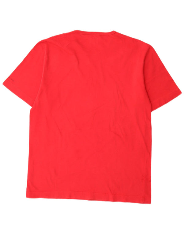 Ανδρικό T-Shirt Calvin Klein Jeans Top 2XL κόκκινο βαμβακερό
