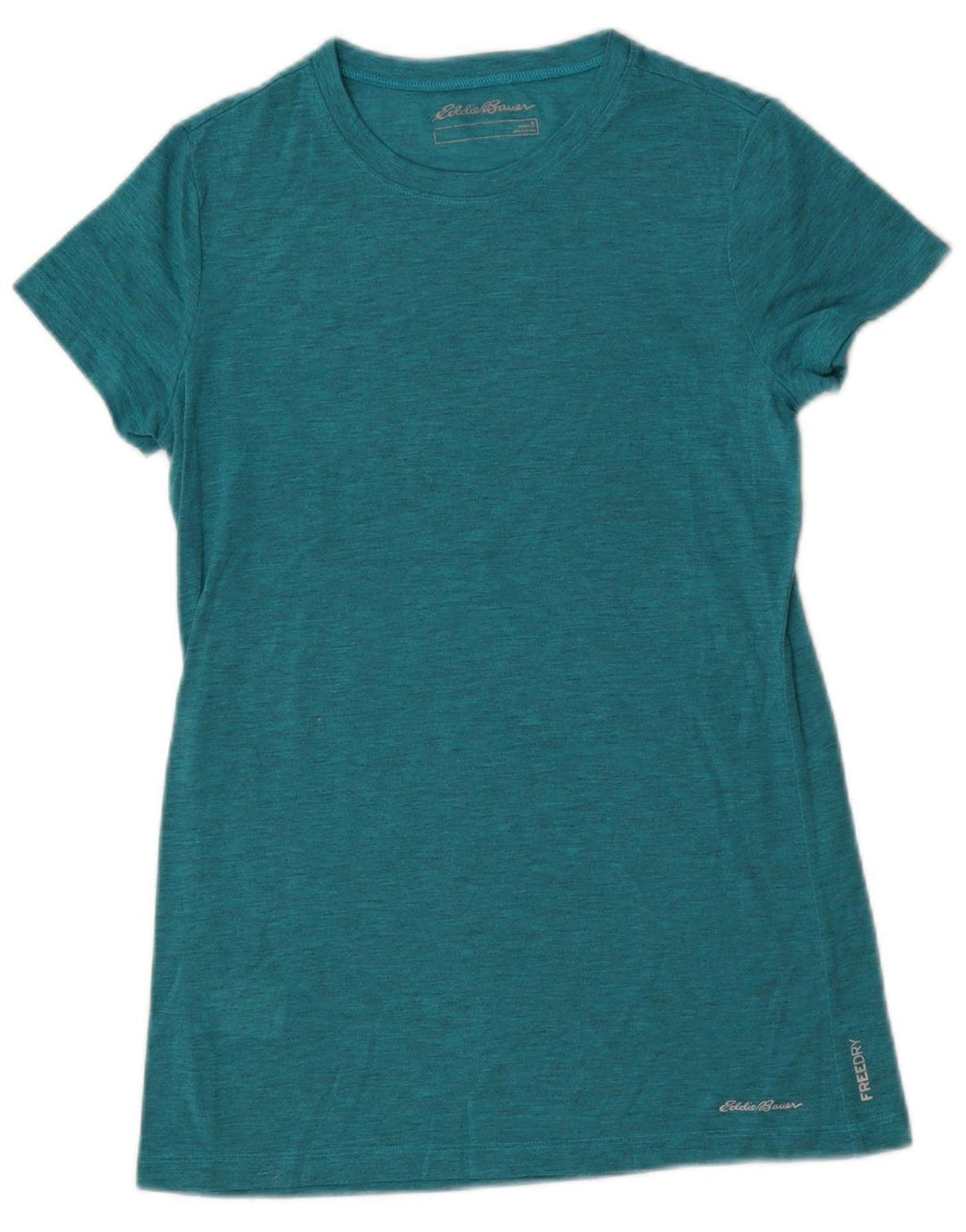 EDDIE BAUER Γυναικείο T-Shirt Top 10 Small Green Flecked Polyester