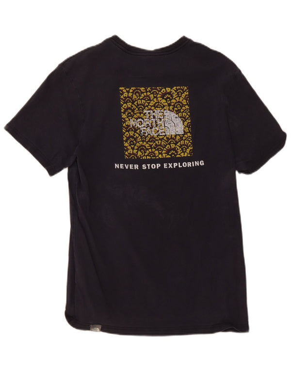 Ανδρικό γραφικό T-Shirt North Face Top Small Navy Blue από βαμβάκι