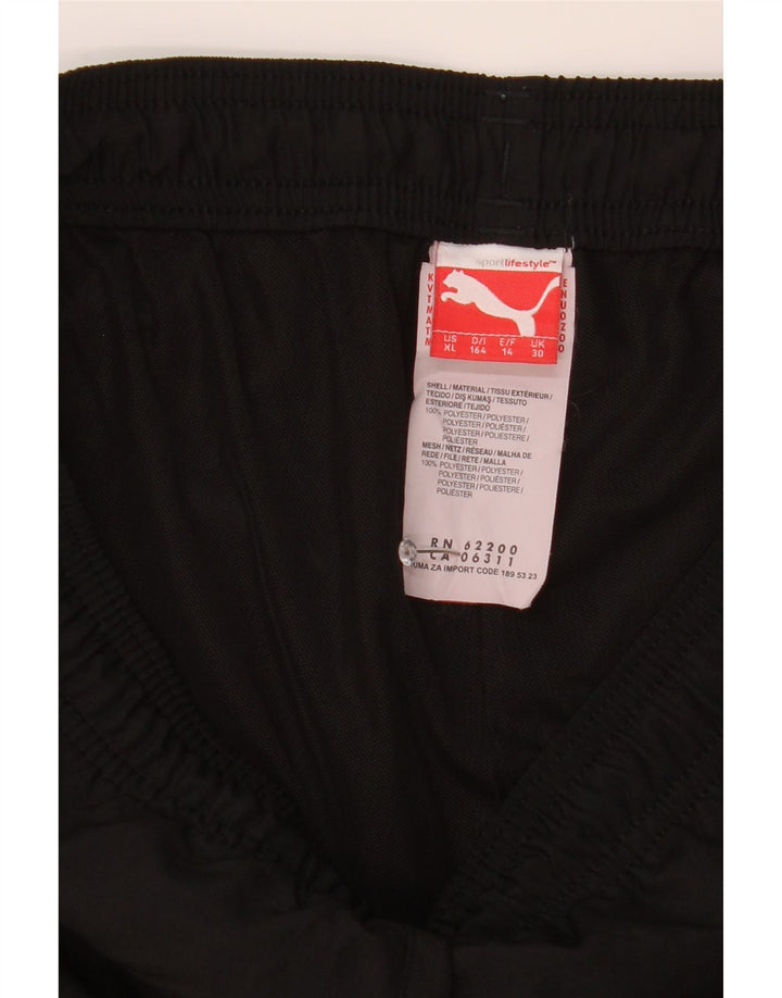 Puma Boys Graphic Bermuda Sport σορτς 13-14 ετών Μαύρο Πολυεστέρα