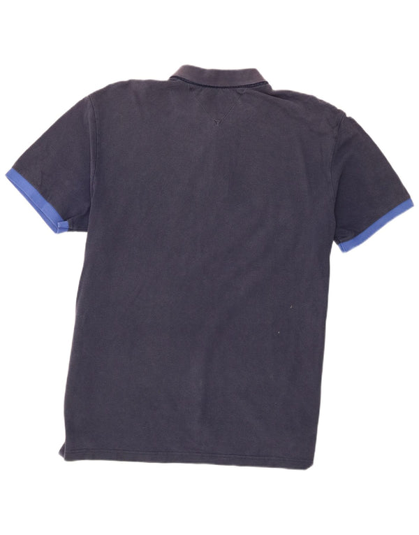 Tommy Hilfiger Ανδρικό γραφικό πόλο μπλουζάκι 2XL Navy Blue βαμβακερό