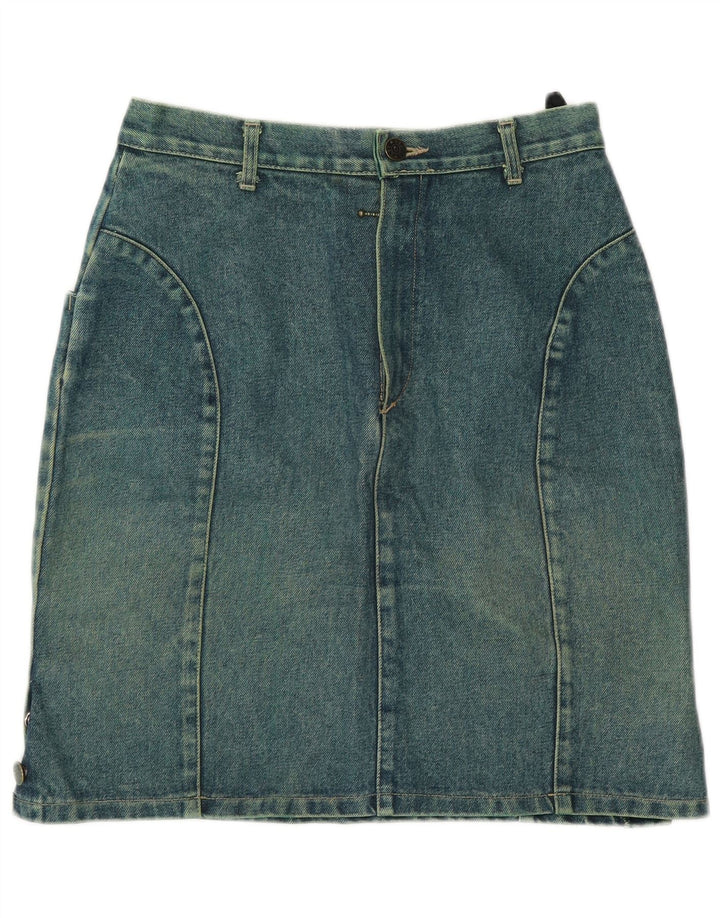 Lee Cooper Γυναικεία Τζιν Φούστα IT 42 Medium W26 Πράσινο Βαμβακερό