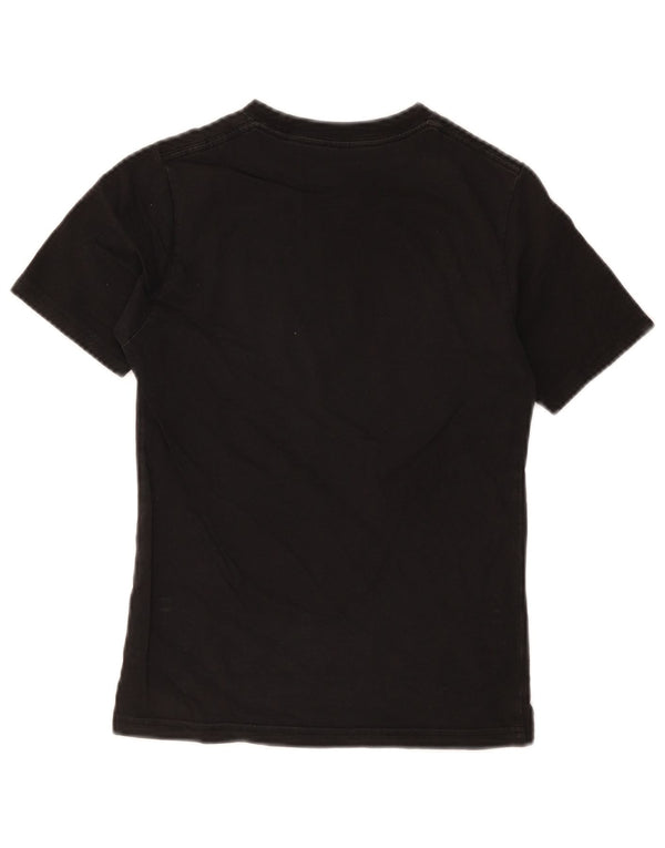Vans Boys Custom Fit Graphic T-shirt Top 8-9 ετών Μικρό μαύρο βαμβακερό
