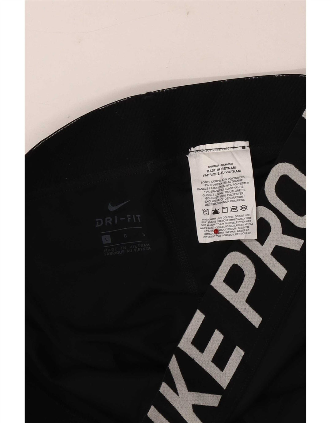 Γυναικείο γραφικό κολάν Nike μεγάλο μαύρο πολυεστέρα