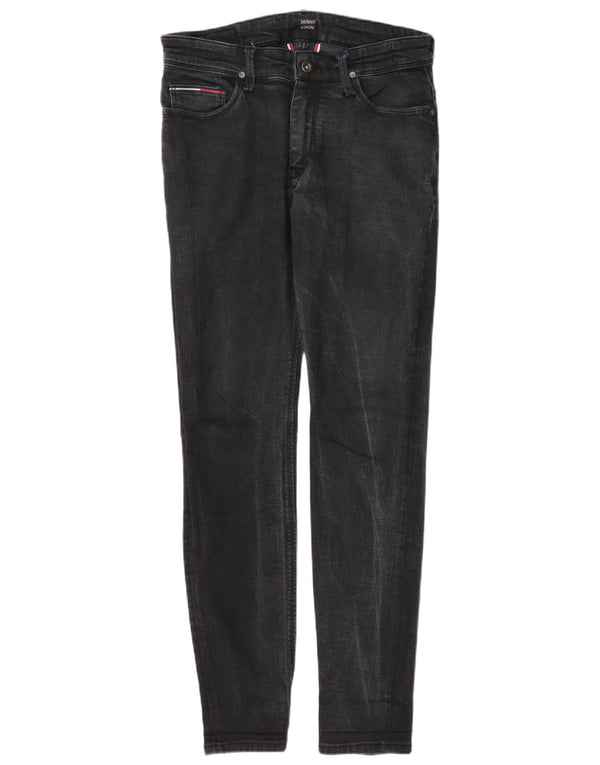 Tommy Hilfiger Γυναικεία Simon Skinny Jeans W30 L32 Γκρι βαμβακερό