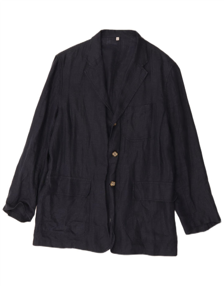 Boggi Ανδρικό τζάκετ Blazer 3 κουμπιών IT 50 Large Navy Blue