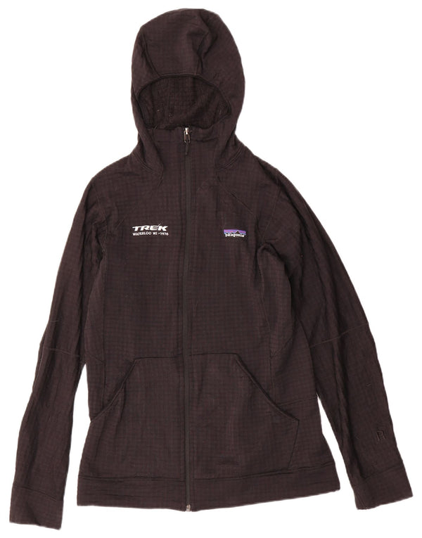 Γυναικεία αθλητική φόρμα με κουκούλα Patagonia Top Jacket UK 10 Small Black Check