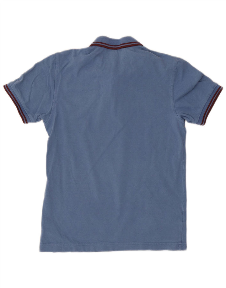 Fred Perry Ανδρικό Πόλο Μπλουζάκι Μικρό Μπλε Βαμβακερό