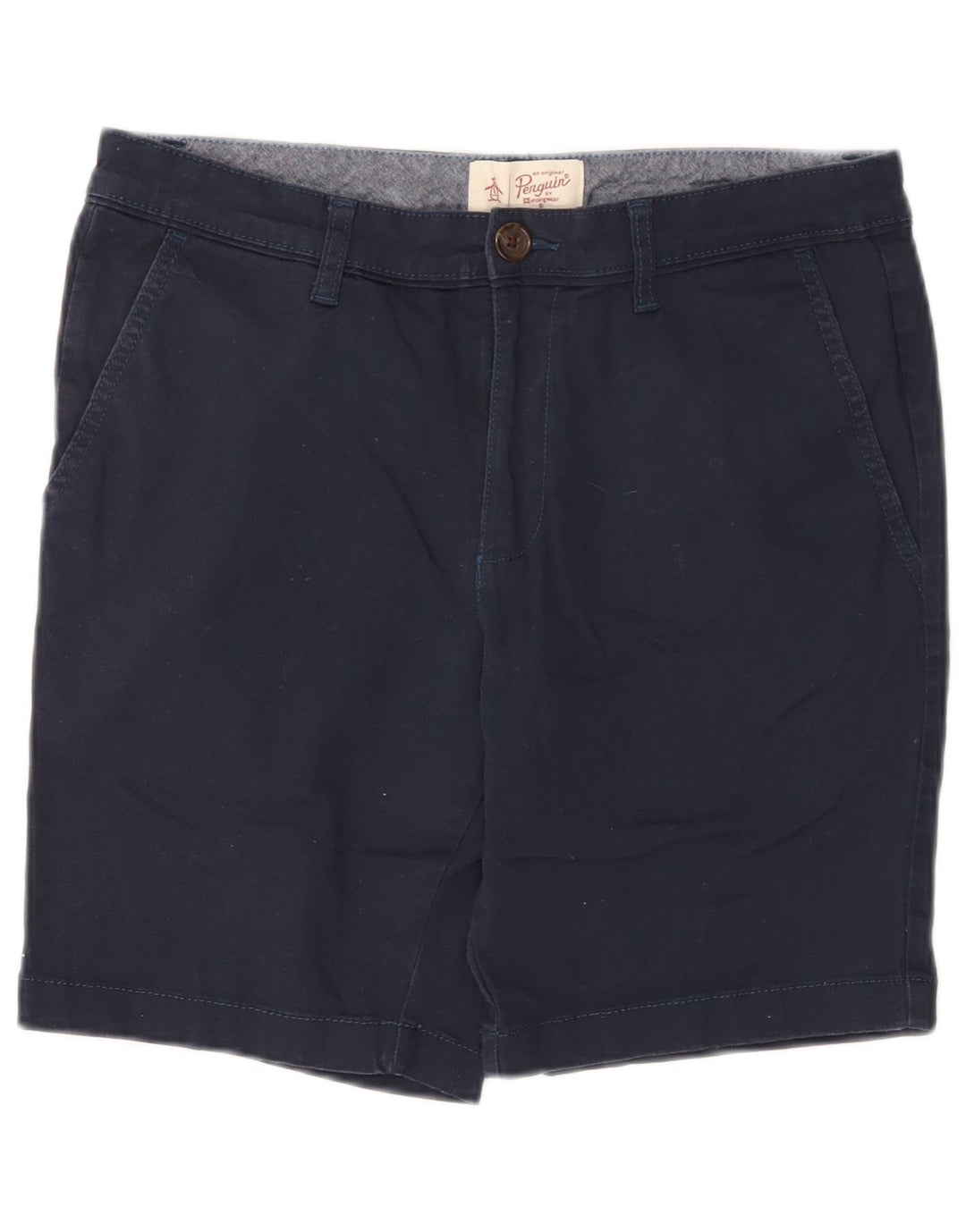 Ανδρικό σορτς Chino Penguin W36 Large Navy Blue από βαμβάκι