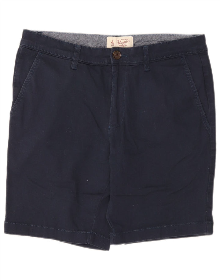 Ανδρικό σορτς Chino Penguin W36 Large Navy Blue από βαμβάκι