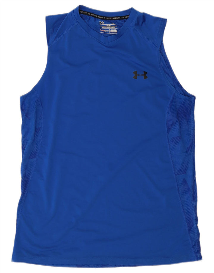 Under Armour Ανδρικό γιλέκο Heat Gear Top Medium Blue Geometric Polyester