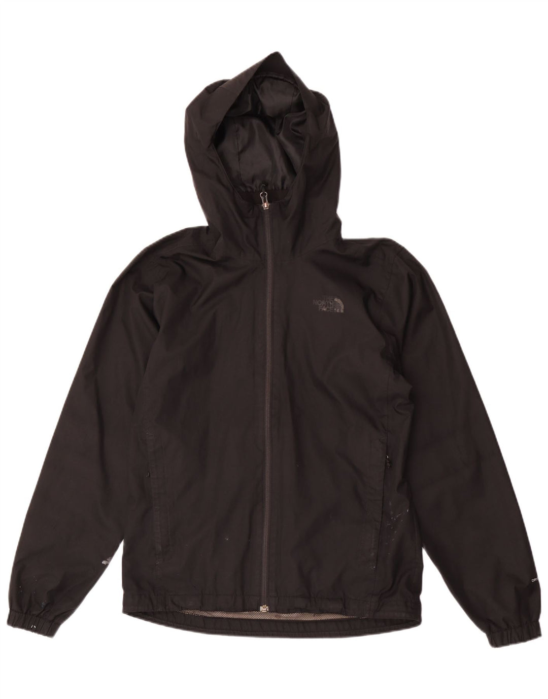 Ανδρικό μπουφάν βροχής με κουκούλα North Face UK 36 Small Black Polyester