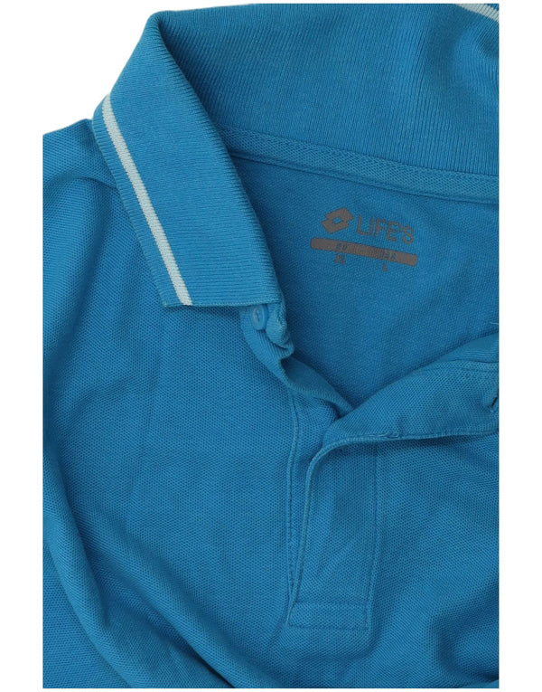 Lotto Mens Life's Polo Shirt XL Blue