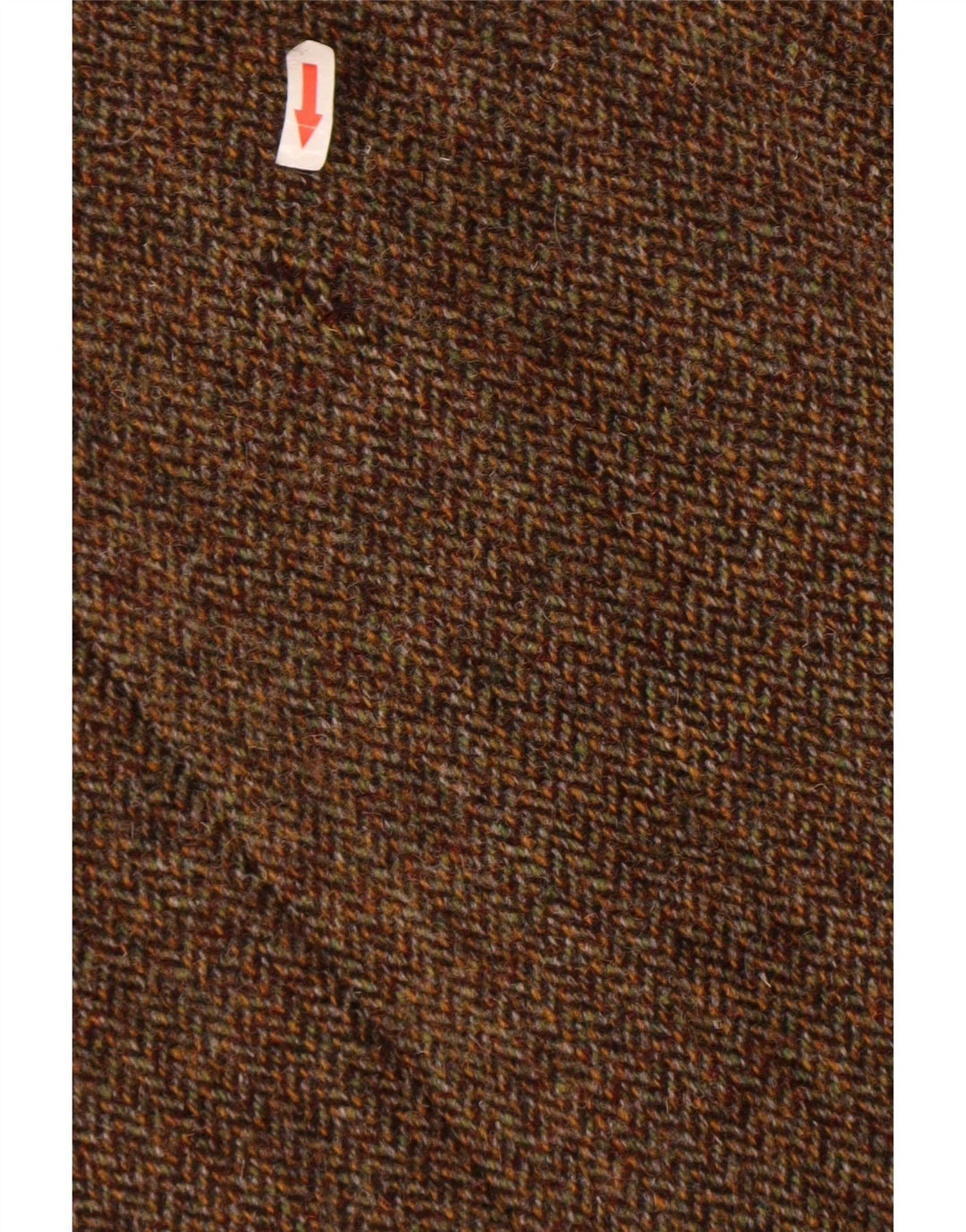 Ανδρικό μπουφάν Harris Tweed 2 κουμπιά σακάκι UK 40 μεγάλο καφέ μαλλί ψαροκόκαλο