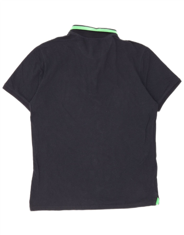Ανδρικό μπλουζάκι πόλο Champion Small Navy Blue