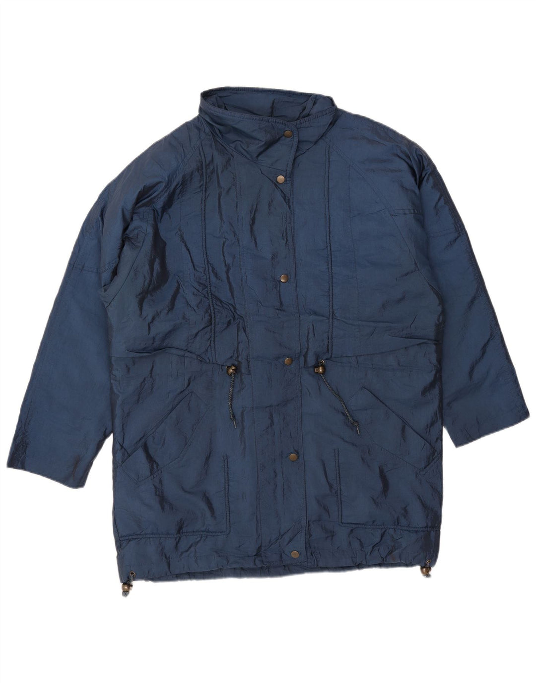 LONDON FOG Γυναικείο υπερμεγέθη τζάκετ αντιανεμικό UK 10 Small Navy Blue