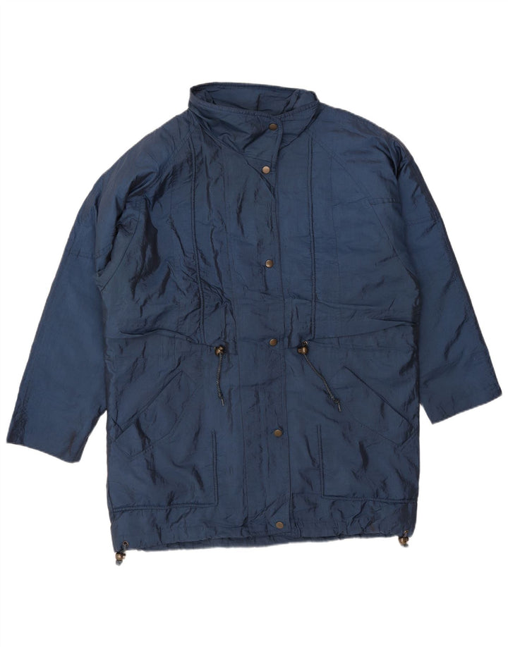 LONDON FOG Γυναικείο υπερμεγέθη τζάκετ αντιανεμικό UK 10 Small Navy Blue