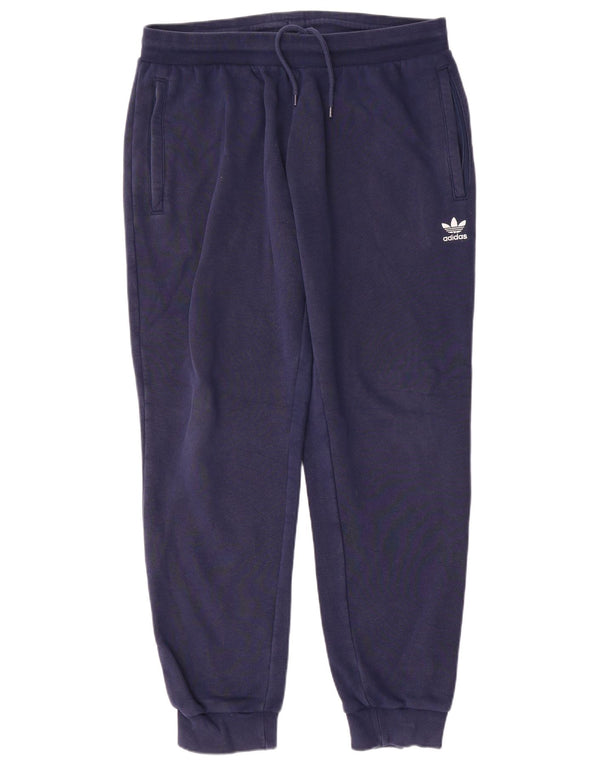 Ανδρική φόρμα Adidas Παντελόνι Joggers Μεγάλο Navy Blue από βαμβάκι