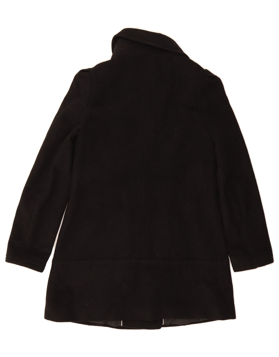 COAST Womens Overcoat UK 10 Small  Black Wool Vintage Coast and Second-Hand Coast from Messina Hembry 