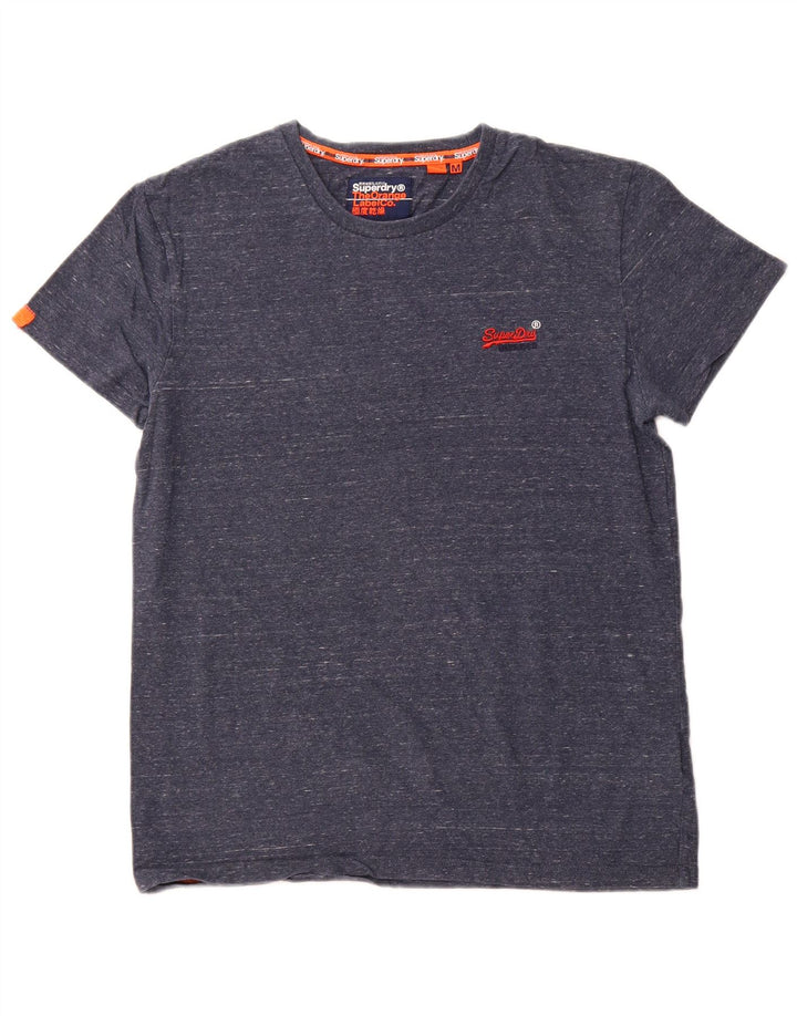 Ανδρικό T-Shirt SUPERDRY Top Βαμβακερό μεσαίο μπλε ναυτικό