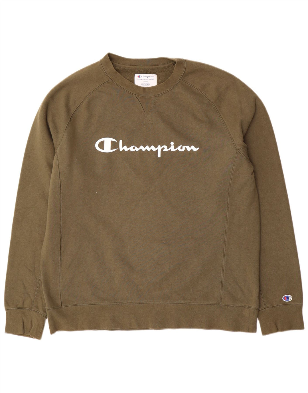 Ανδρικό Φούτερ Champion Graphic Jumper Μεγάλο Χακί Βαμβακερό
