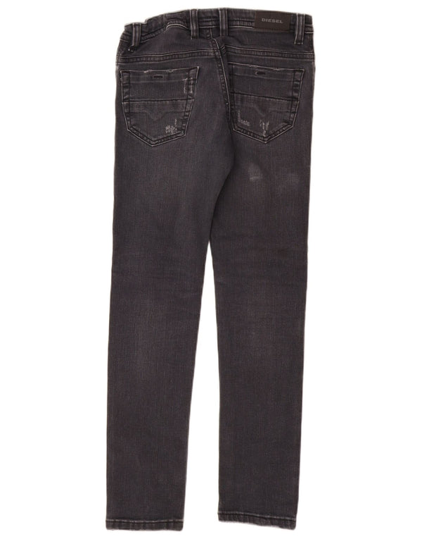 DIESEL Boys Thommer Slim Skinny Jeans 11-12 ετών W26 L28 Γκρι βαμβακερό