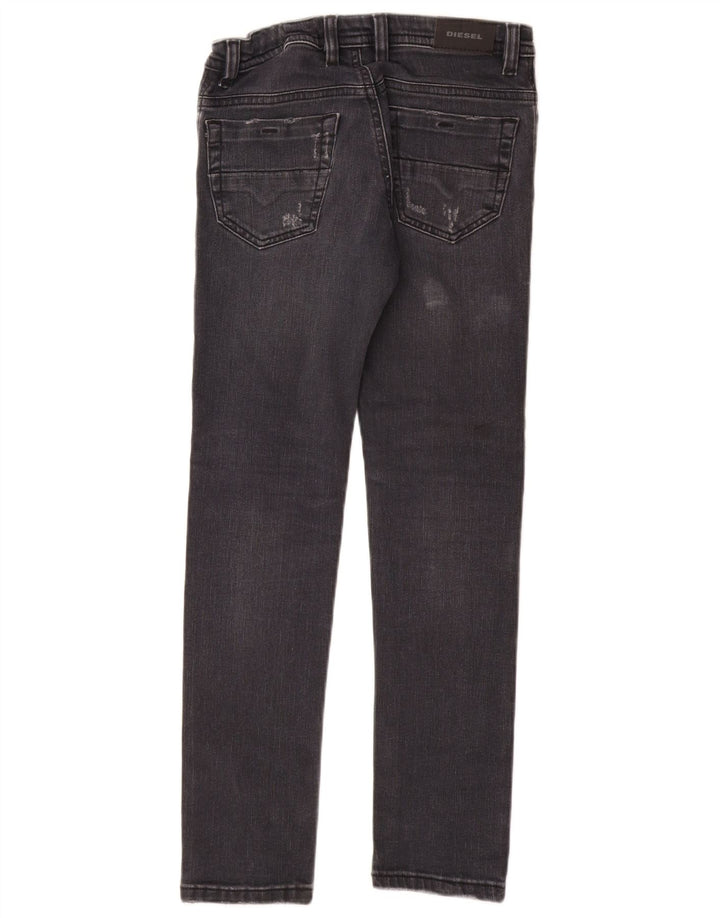 DIESEL Boys Thommer Slim Skinny Jeans 11-12 ετών W26 L28 Γκρι βαμβακερό