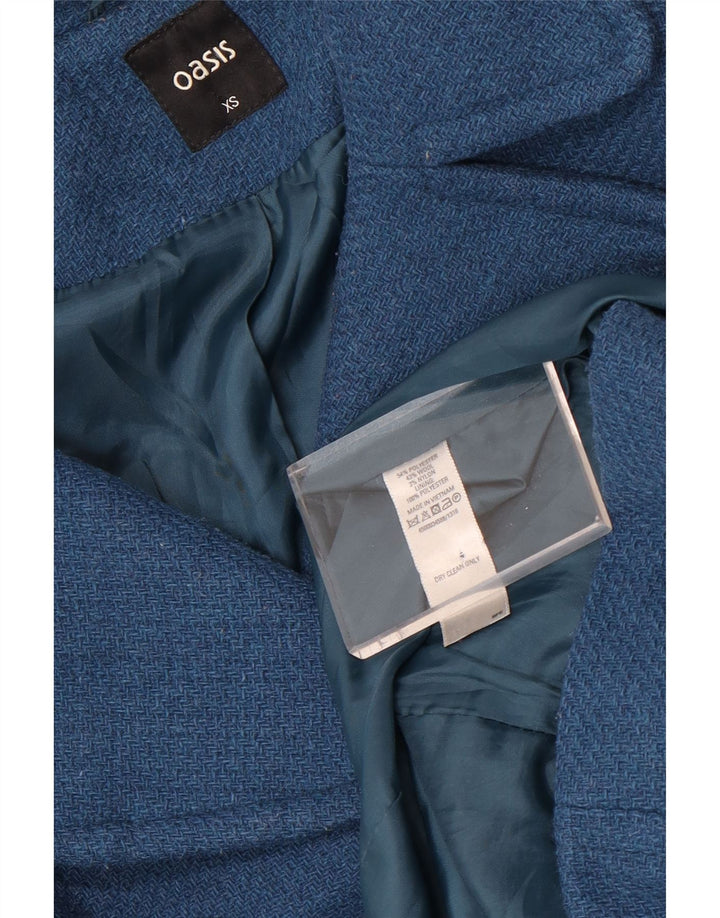 Γυναικείο παλτό Oasis Double Breasted UK 6 XS Blue Polyester