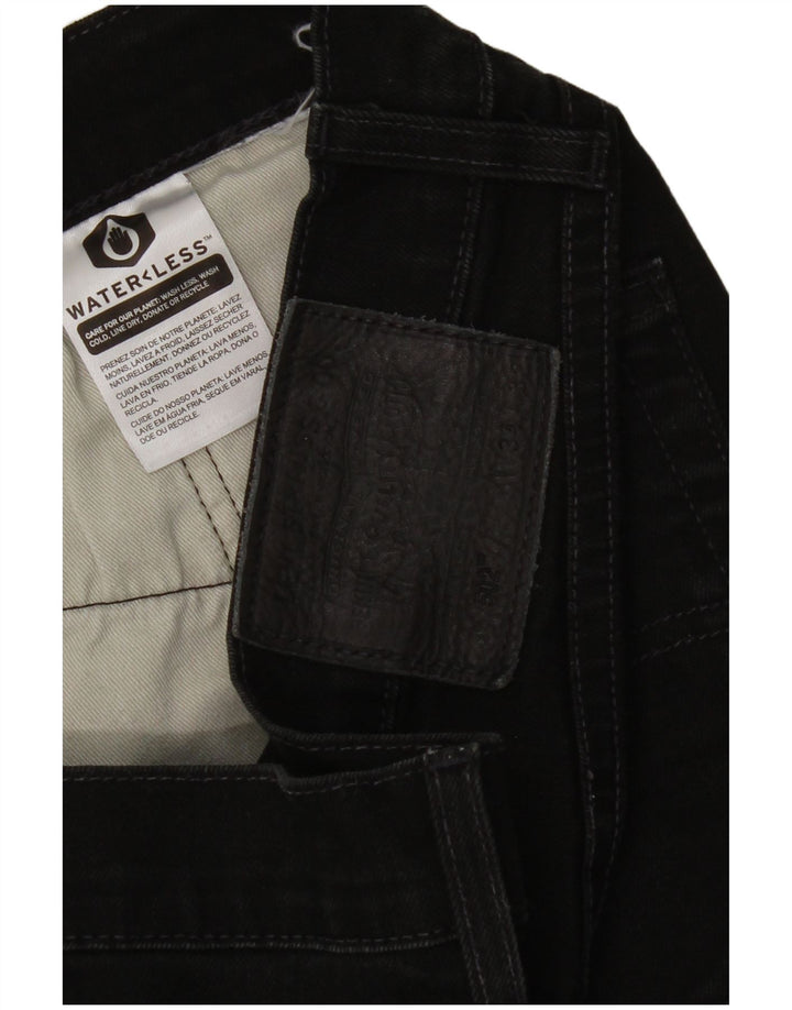 Levi's Mens 502 Tapered Jeans W34 L32 Μαύρο