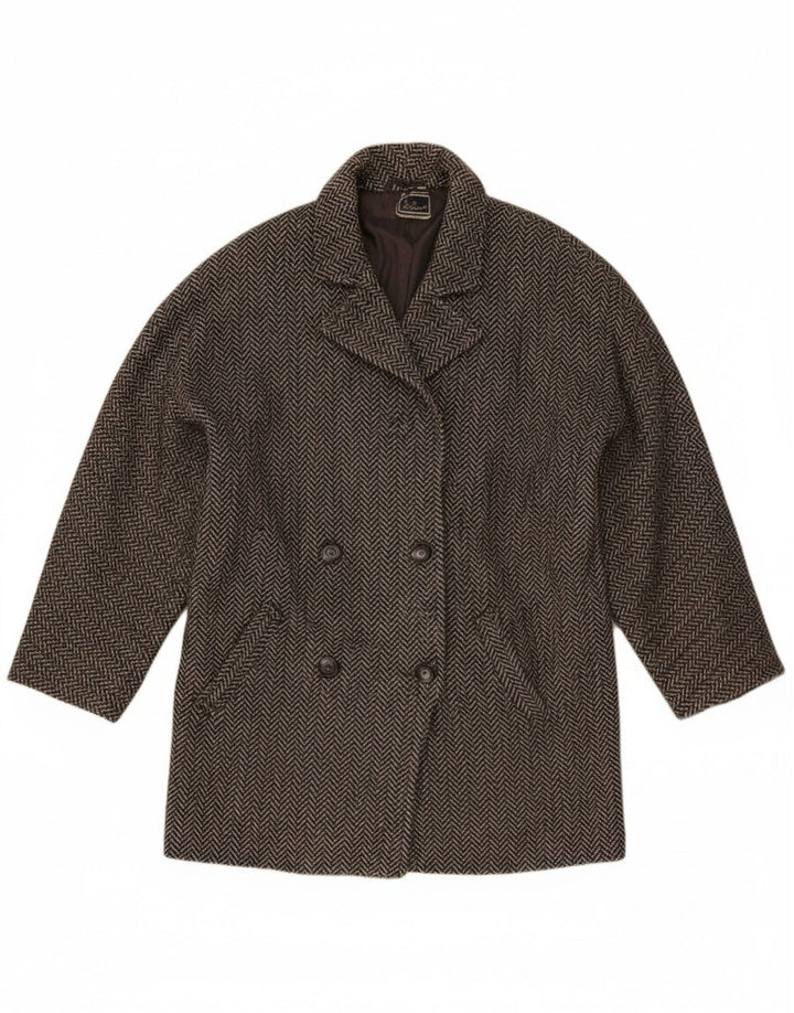 Luisa Spagnoli Γυναικείο σακάκι UK 12 Medium Grey Ψαροκόκκαλο