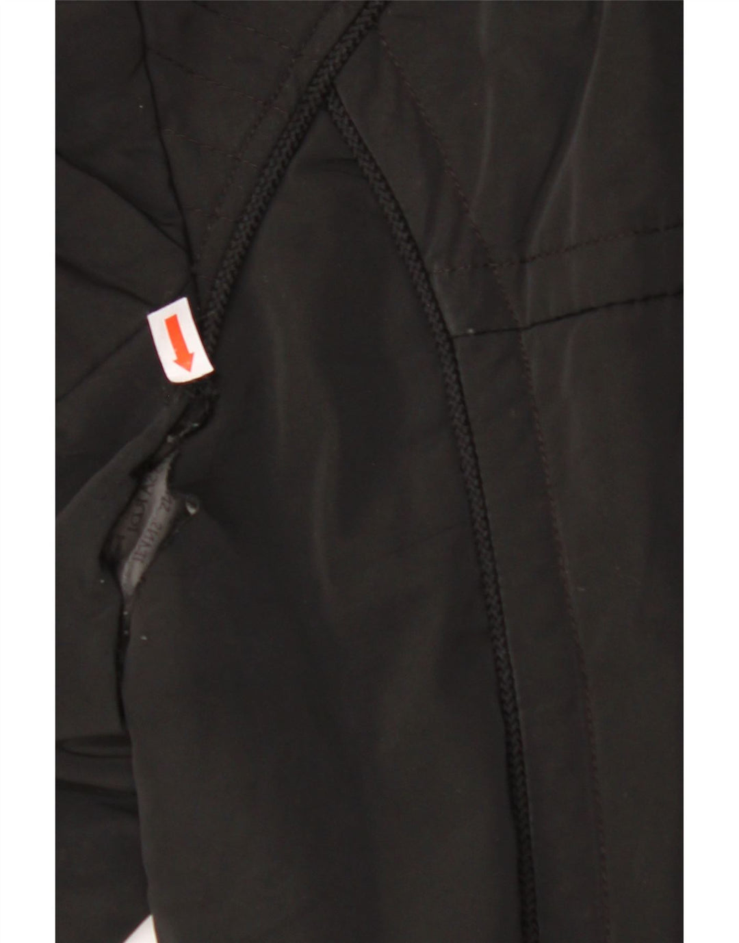 TRUSSARDI JEANS Γυναικείο παλτό αντιανεμικό IT 44 Μεσαίο μαύρο πολυεστέρα