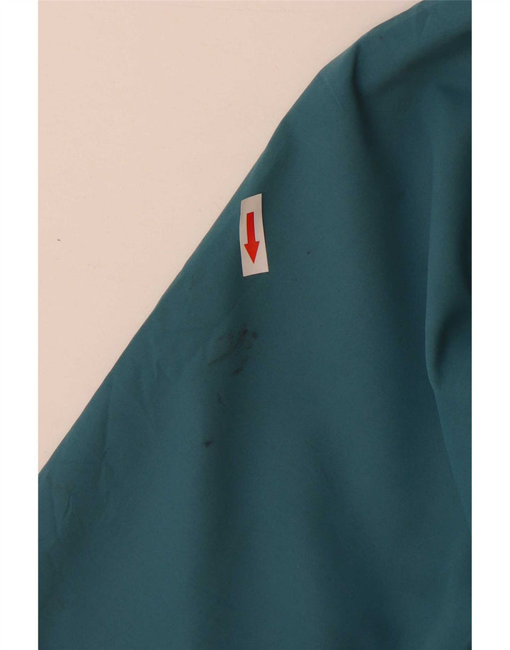Mountain Warehouse Γυναικείο μπουφάν βροχής με κουκούλα UK 16 Large Blue Polyester