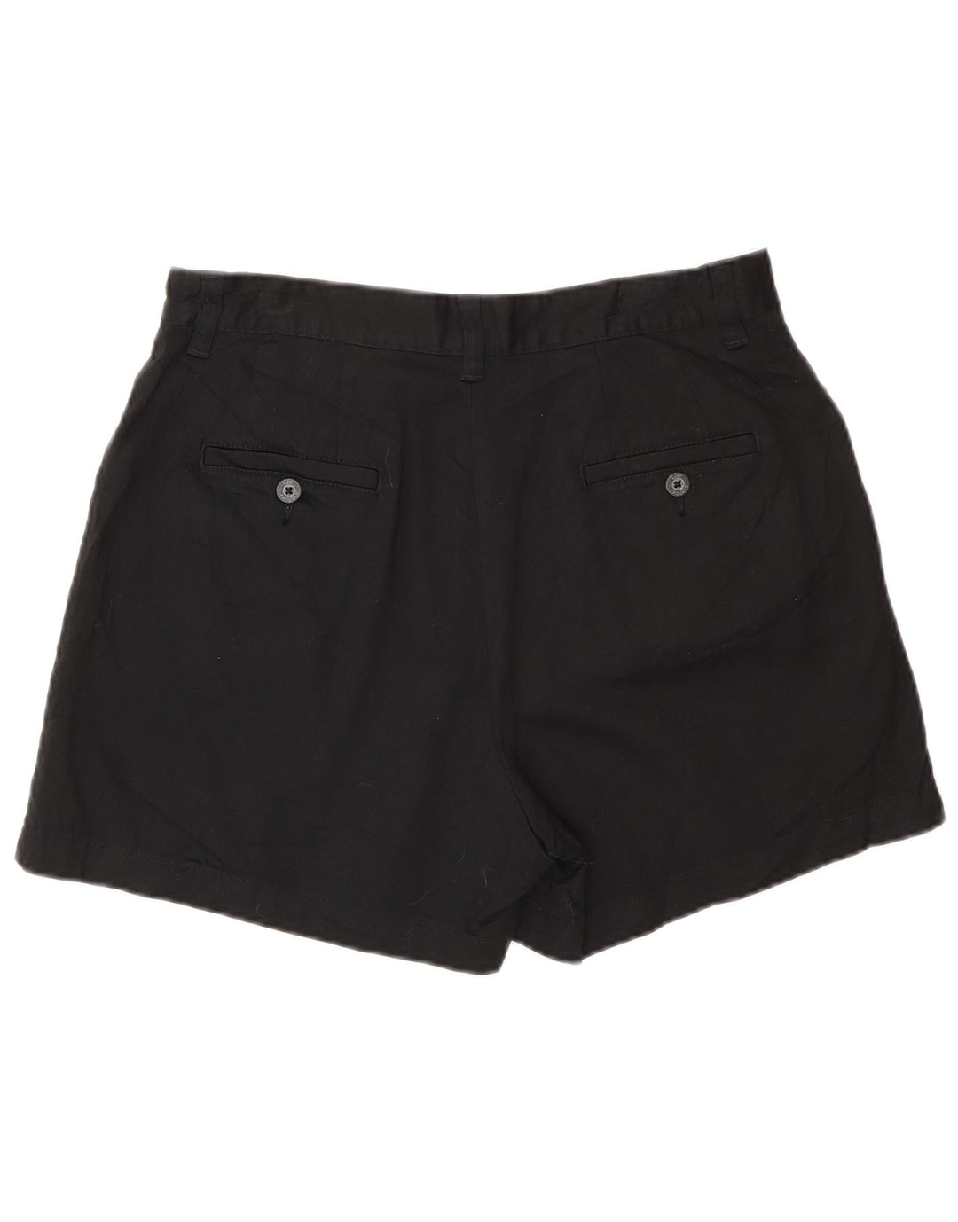 Lee Womens Khakis Casual Σορτς US 10 Large W32 Μαύρο βαμβακερό