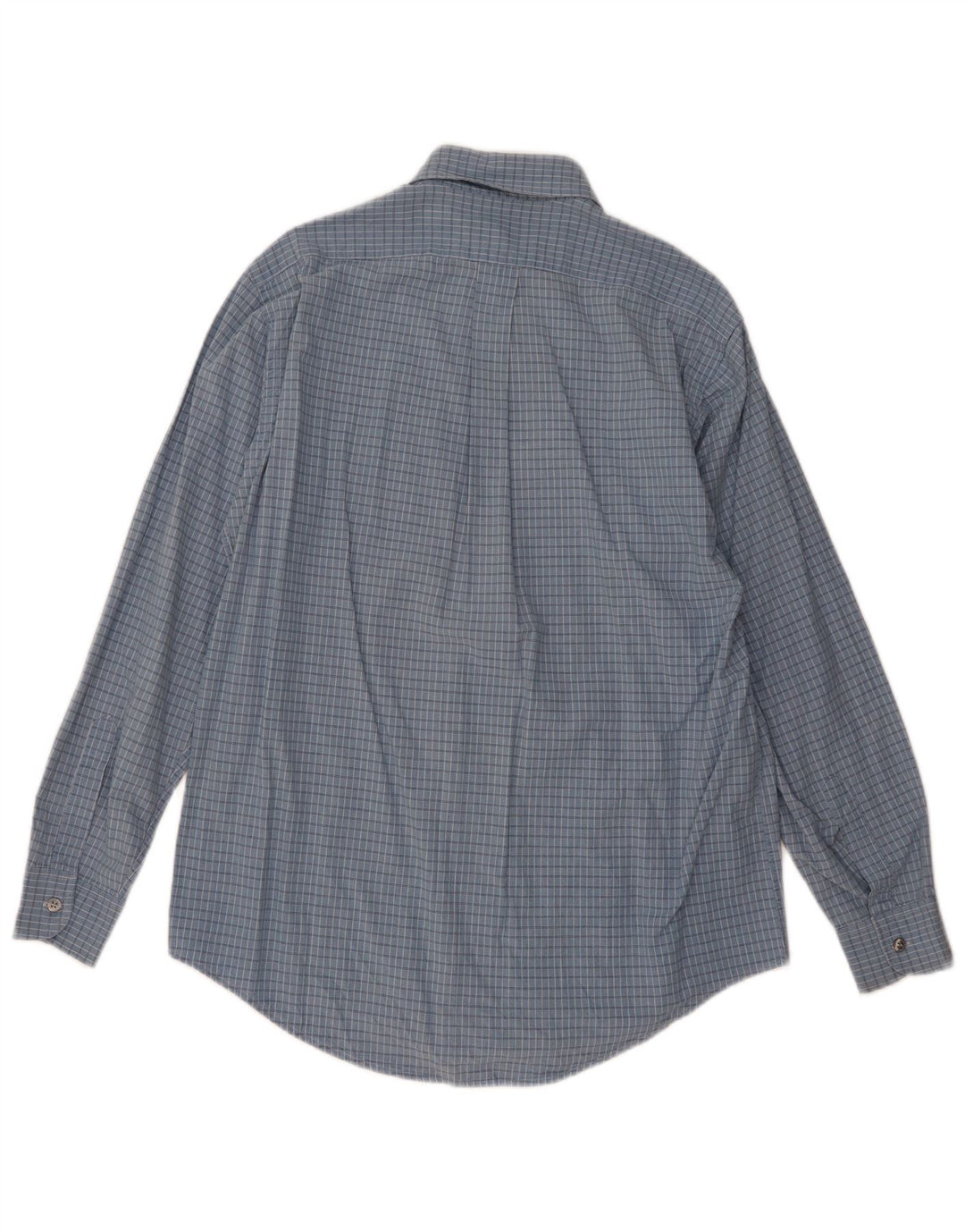 Ανδρικό πουκάμισο Trussardi μεγάλο μπλε Gingham