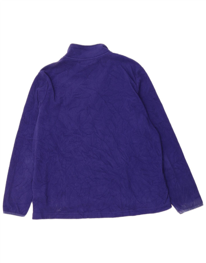 Marks & Spencer Γυναικείο Fleece Jacket UK 20 2XL Purple Polyester