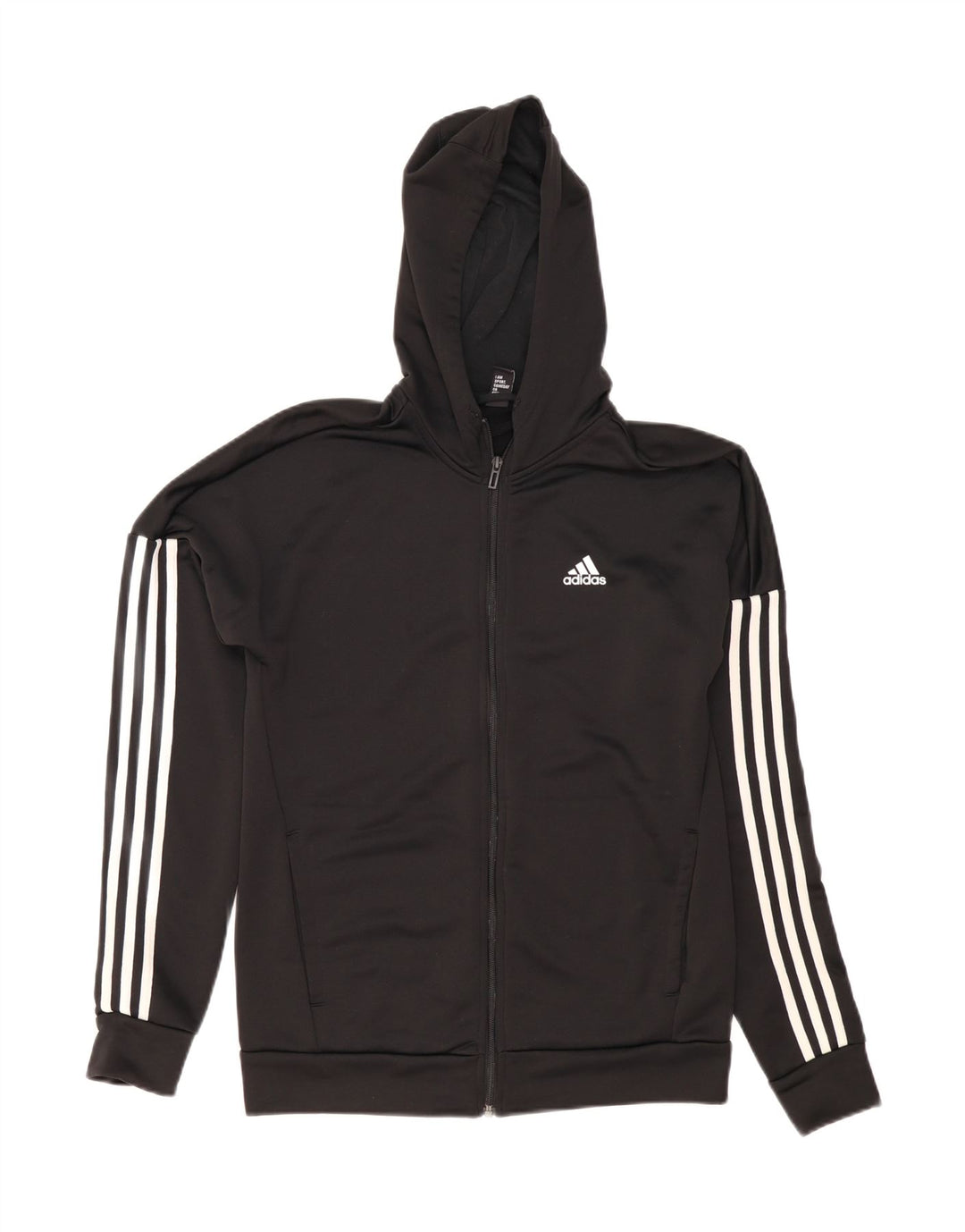 Ανδρικό πουλόβερ με κουκούλα Adidas UK 38/40 μεσαίο μαύρο πολυεστέρα