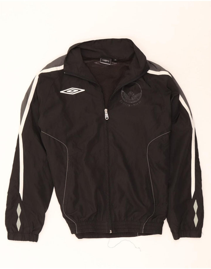 Ανδρική φόρμα γυμναστικής γραφική Umbro Μπουφάν μεσαίου μαύρου χρώματος πολυεστέρας
